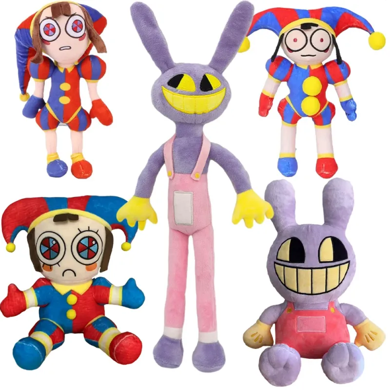 Der erstaunliche digitale Zirkus-Plüsch Pomni Jax Gefüllter Plüsch Anime Plüschtier Theater Kaninchen Cartoon Spielzeug Kawaii Puppe Weihnachtsgeschenke_voghion.com