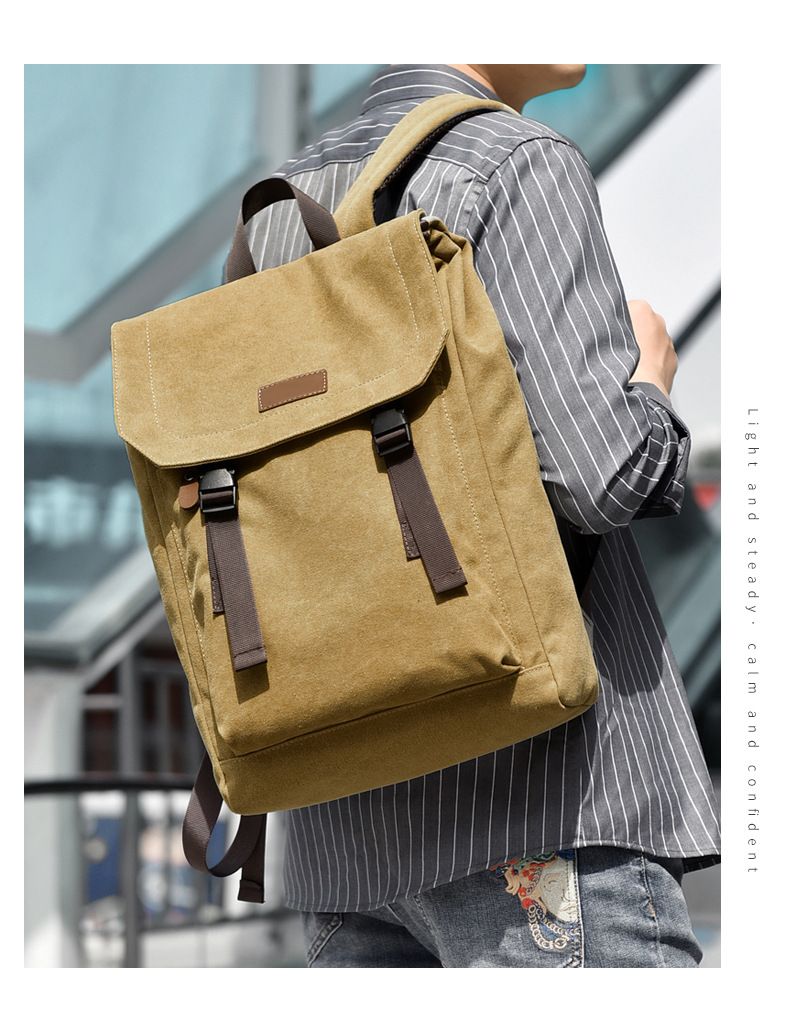 Fashionable new backpack, casual computer bag, men's backpack, student backpack_voghion.com