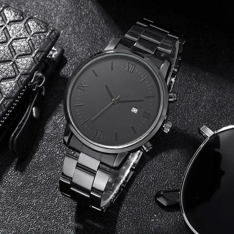 Men's Waterproof Quartz Watch - Trendy Design With Life Calendar & Date Display (Ideal For Students & Teens)_voghion.com