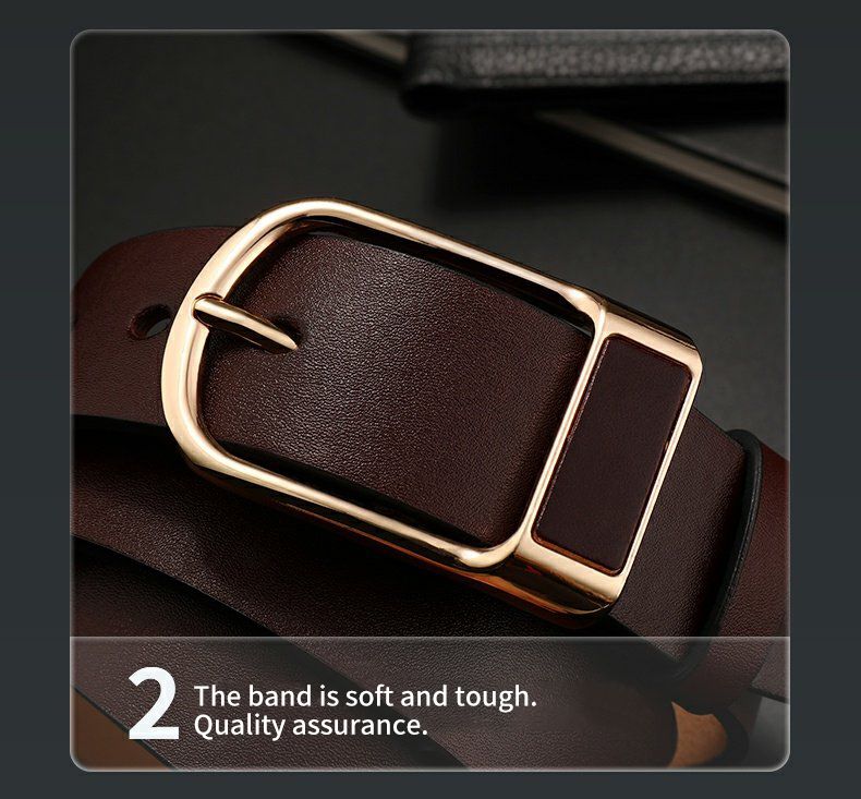 HOT High Quality Belt Men Male Genuine Strap Pin Buckle Fancy Vintage Jeans Free Shipping_voghion.com