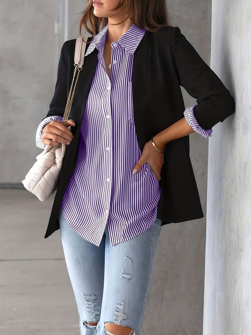 Damenbekleidung Oberteile Lockere, lässige Langarmshirts für Damen_voghion.com