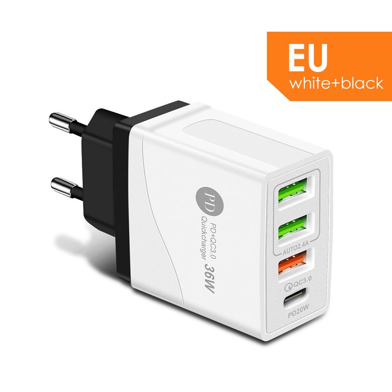 Caricabatterie PD36W 5V6.2A Adattatore di ricarica rapida QC-3.0 standard britannico_voghion.com