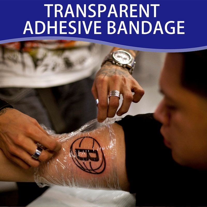 Jaysuing Tattoo Transparent Broderie Folie Protectoare Impermeabilă Barieră Antibacteriană Respirabil Îngrijire Autocolant_voghion.com