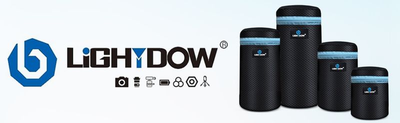 Lightdow Polyester Pouch Portable Carry Lens Bag For Canon Nikon Sony Pentax Fujifilm DSLR Camera_voghion.com