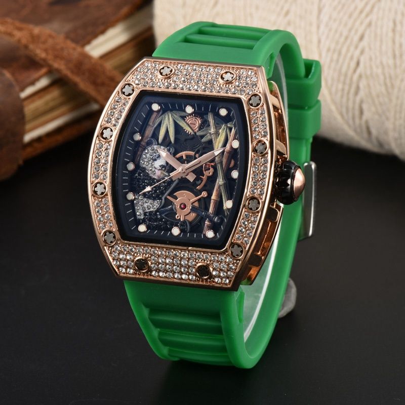 2024 neue Sport Herrenuhr Luxusmode Vollfunktionsquarzuhren Herren Einzigartiges Design Wasserdichte Banduhr Armbanduhr_voghion.com