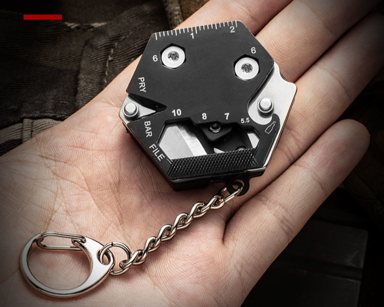 Outdoor Multifunctional Screwdriver Keychain Combination Knife EDC Mini Small Multi-purpose Emergency Tool_voghion.com
