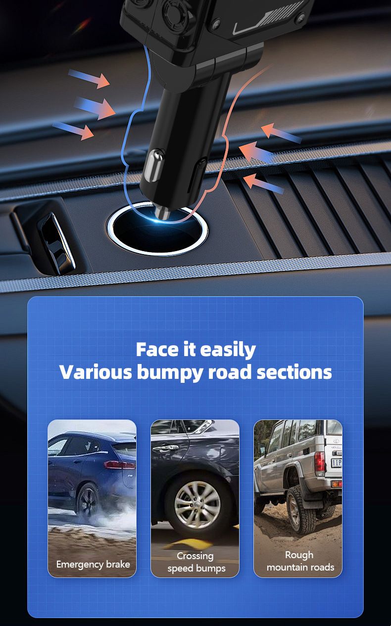 Car Chargers Supports 66W Super Fast Charging Flash Charging Retractable Cable Four In One Cigarette Lighter_voghion.com