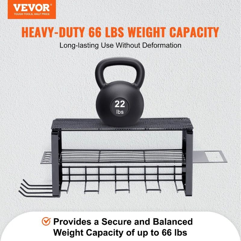 Mount VEVOR Wall Rack Drill Multi-Functio Storage Power Tool Organizer Cordless Layers Holder 3 Slot 4 Battery Station Charging_voghion.com