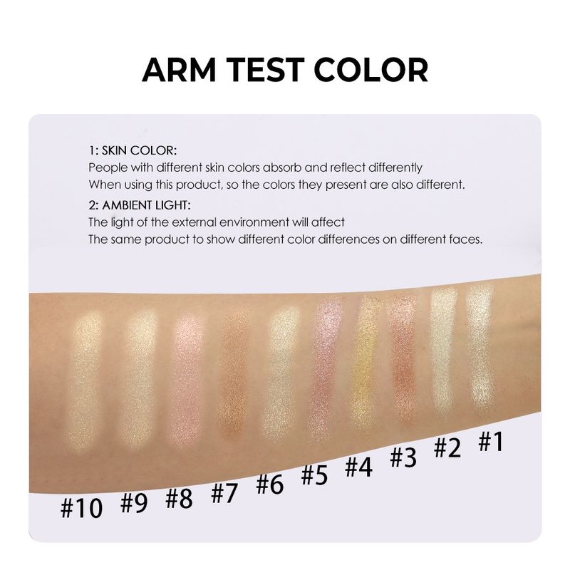 MISSROSE Natural Brightening Rouge Blush Palette Facial Contouring Pearlescent Fine Glitter Highlighter One Piece Palette Makeup_voghion.com