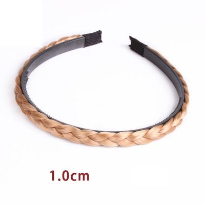 Twist Wig Braid Headband Korean Non-Slip Wide Simple Press Hole Versatile Accessory Hairband Women's Broken Hair Clip_voghion.com