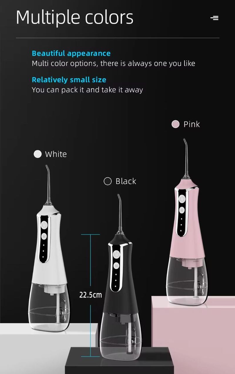 OEM 300ml Viaggio Aereo Pow Flosss Usb Pick Denti Pulizia Elettrico Irrigatore Orale Portatile Cordless Dentale Wat_voghion.com