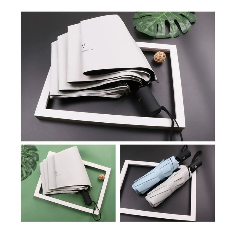 Student Essential Cartoon Umbrella - Auto Folding Sun/Rain_voghion.com