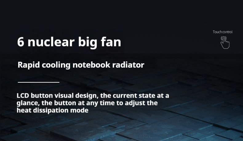 Laptop Cooler 15.6inch Stand Base Pad Air Cooling Gaming Fan Silent Portable_voghion.com