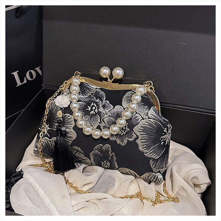 Borsa da sera da donna con perline e ricami in stile cinese, nuova moda 2025, borsa a tracolla con catena_voghion.com