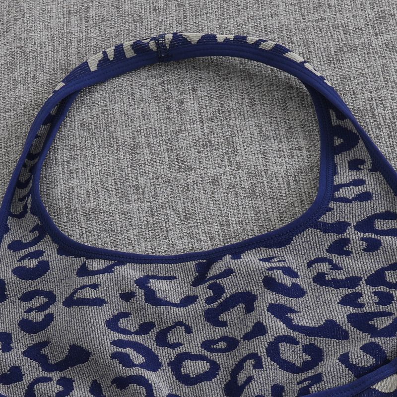 Pantaloni da yoga con stampa leopardata a vita alta da donna - Tuta elasticizzata per allenamento e corsa con design snellente e modellante_voghion.com