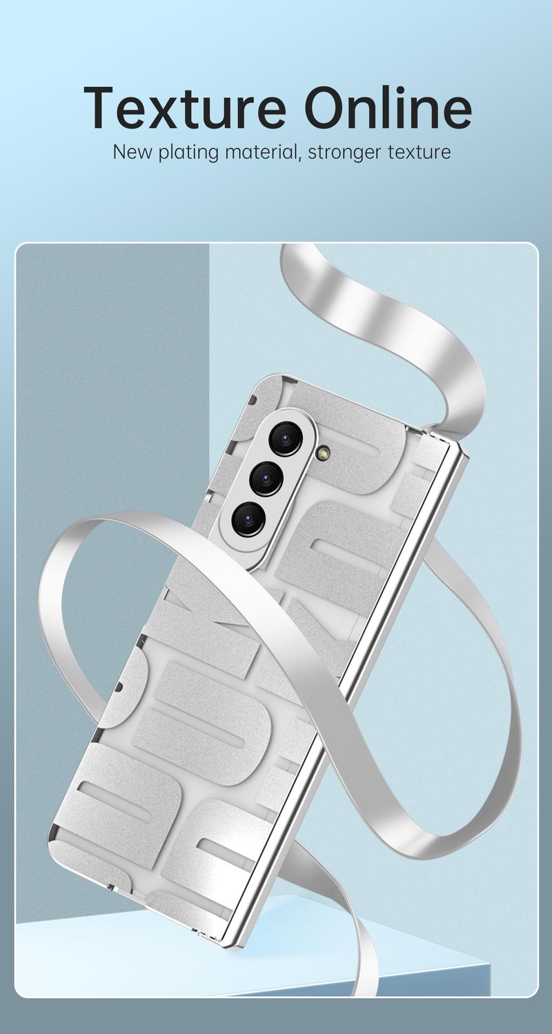 For Samsung Galaxy Z Fold 3 4 5 Luxury High Quality Fashion Anti Drop Simple Thin Phone Case_voghion.com