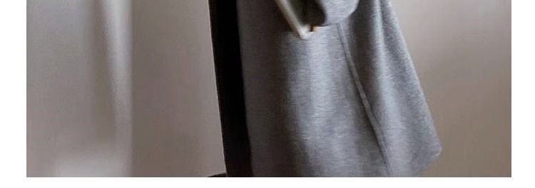 Cappotto lungo oversize in misto lana beige da donna, stile coreano, casual, stile capispalla_voghion.com