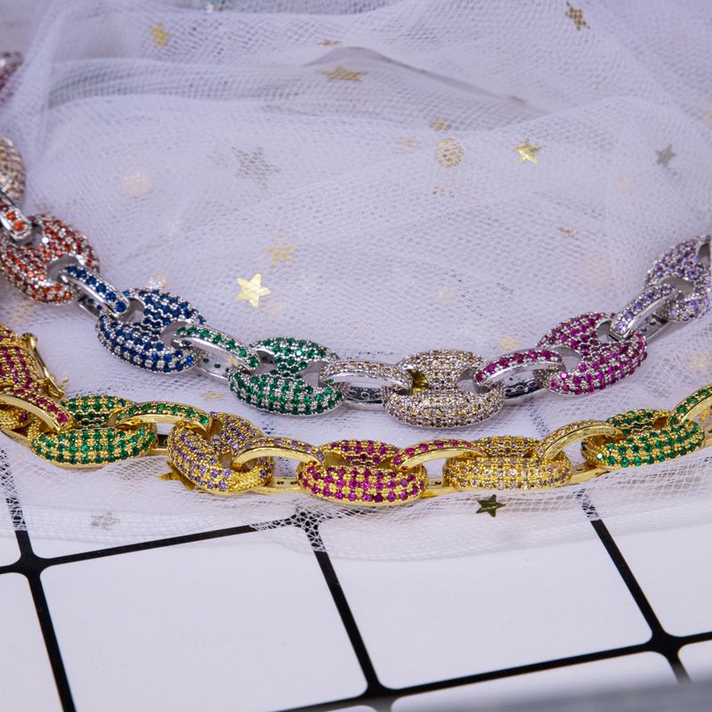 Heren- en damessieradenset, 18-karaats vergulde hiphop-zirkonia-ringset, geometrisch stapelbaar micro-pavéontwerp in wit/geel goud en veelkleurige stenen_voghion.com