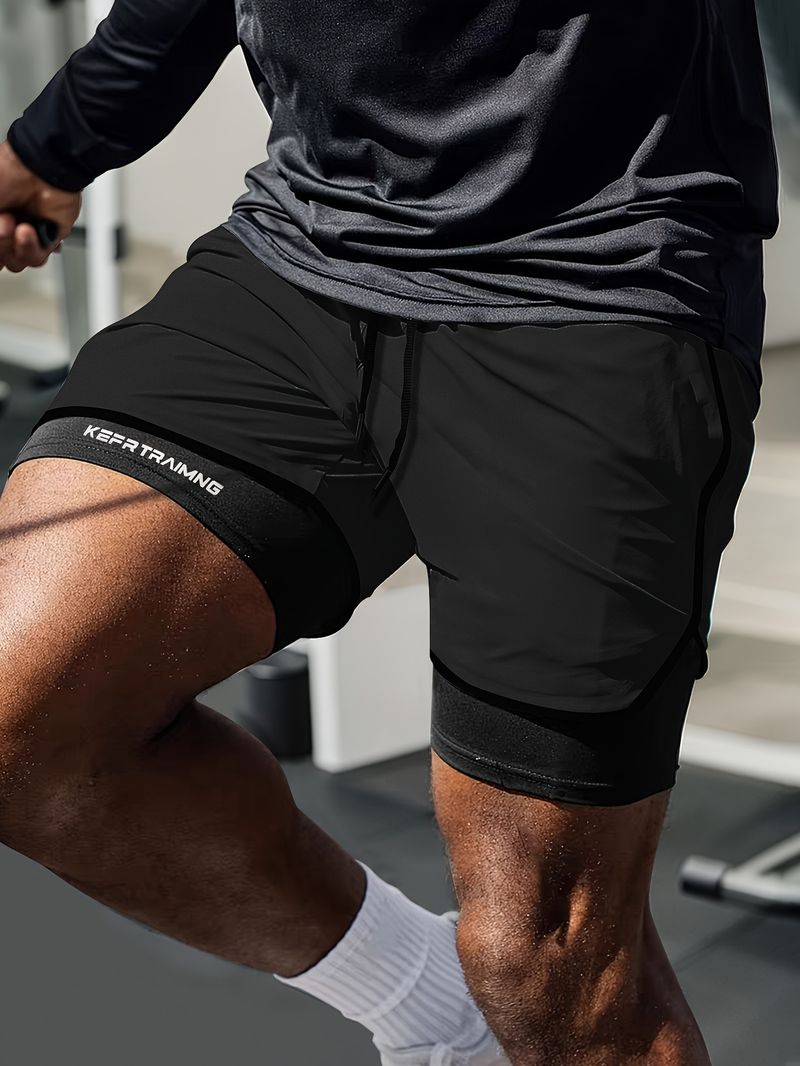 Men's Clothing Shorts Men's Professional Fitness Running Track And Field Basketball Training Three Point Pants_voghion.com