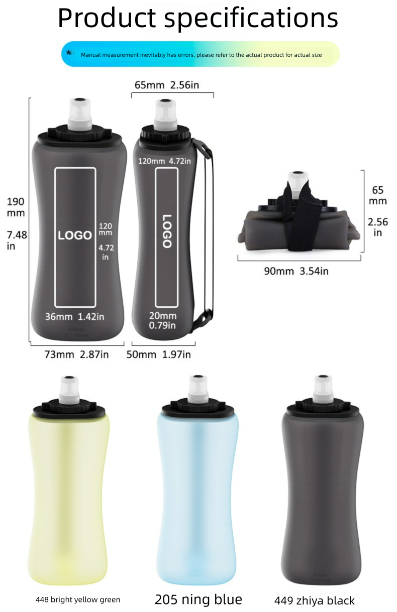Radfahren Mountain Road Bike Outdoor Tragbare Squeeze Große Kapazität Klapp Sport Lauf Wasser Flasche_voghion.com