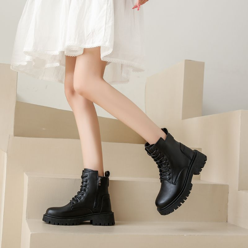 Hot Fashion tutti i tipi di stivali Martin rossi di nuova moda in rete per sollevare scarpe con plateau_voghion.com