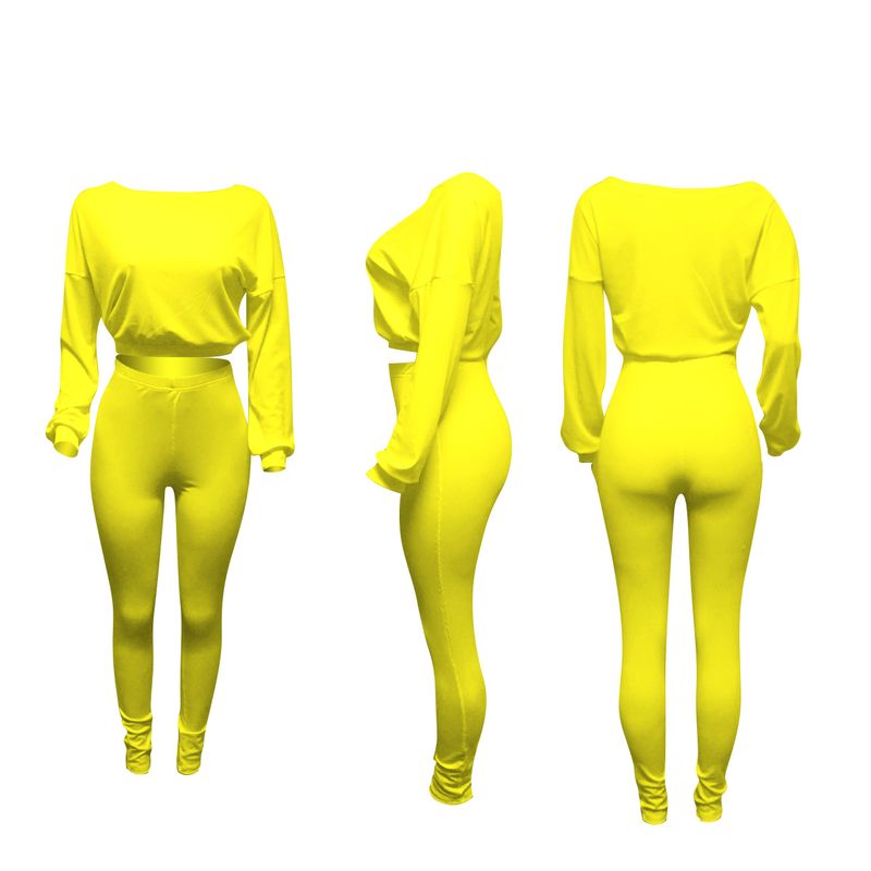 Women's ribbed athleisure suit_voghion.com