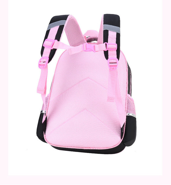 New Korean Primary PU leather School Bag 2023 Fashion Cute Girls With Cute Cat Orthopaedic Waterproof Backpack_voghion.com