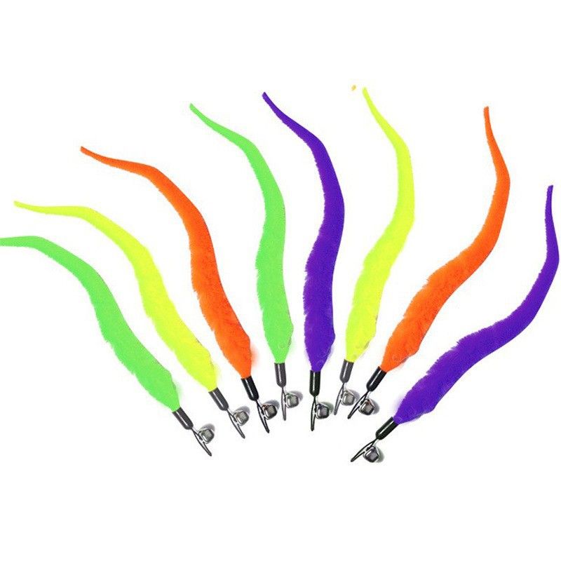 Simulation Caterpillar Cat Toy Teaser Rod Replacement Head_voghion.com