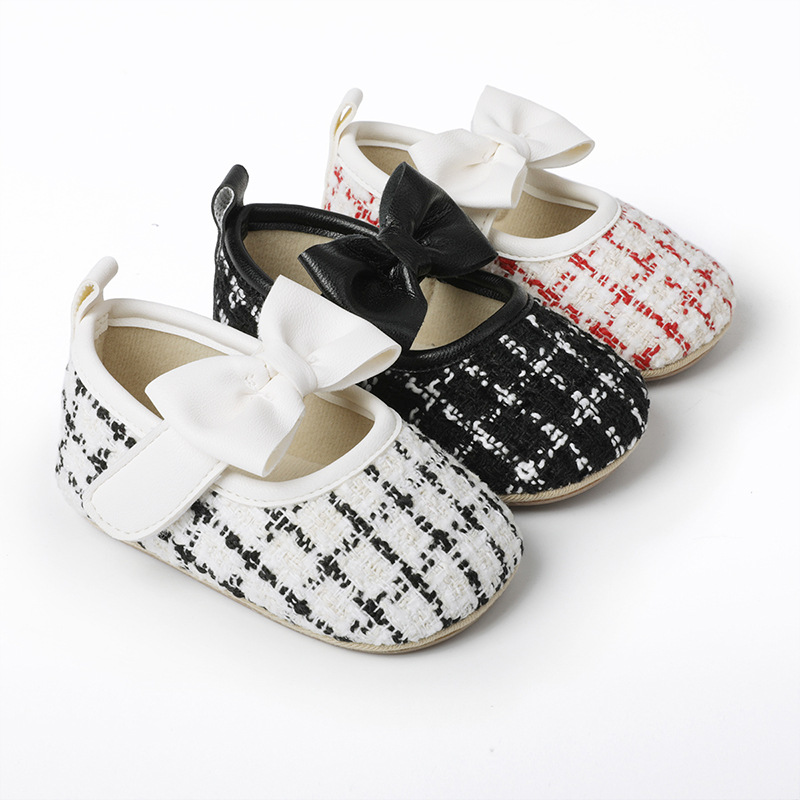Frühling und Herbst Low Top dicke Sohlen Babyschuhe für Mädchen Babyschuhe weiße rutschfeste Prinzessin Wanderschuhe_voghion.com
