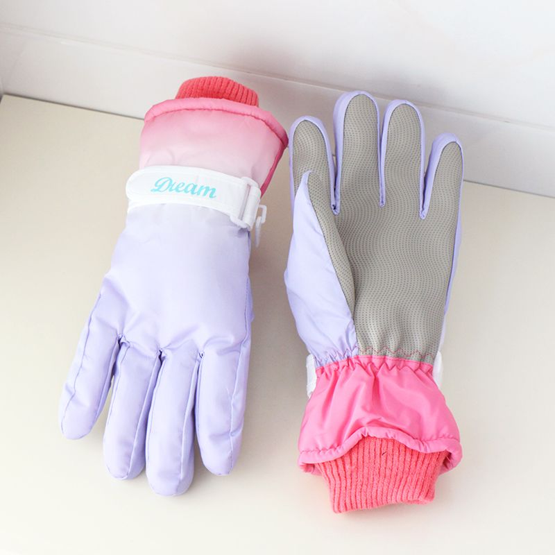Paar verdickte Fleece-Kälteschutz-Fahrrad-Skihandschuhe_voghion.com