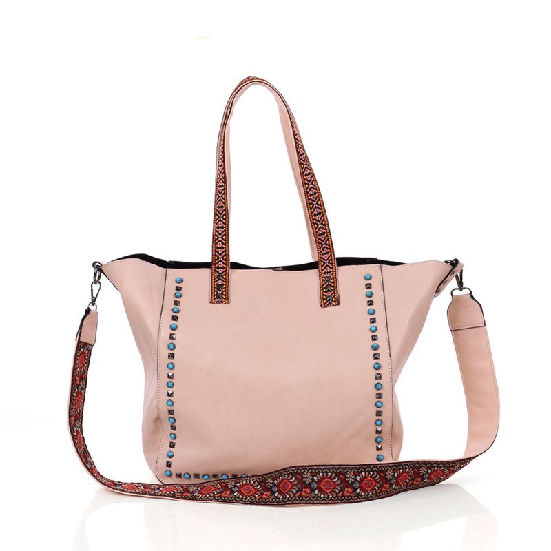 Borsa a tracolla per chitarra da donna in PU con rivetti speciali, 21 stili_voghion.com