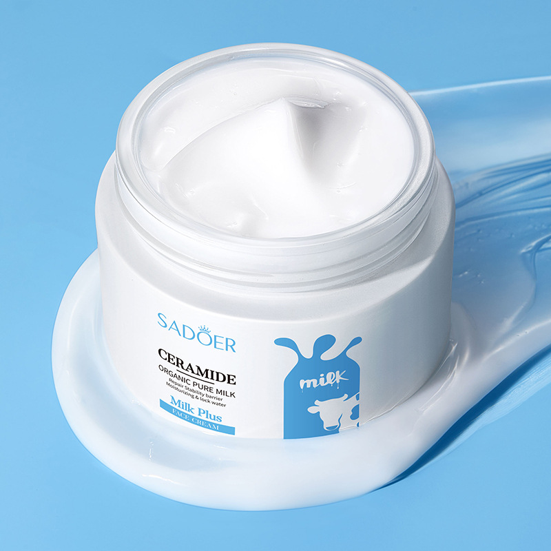 Crema facial con leche de ceramida SADOER en inglés_voghion.com