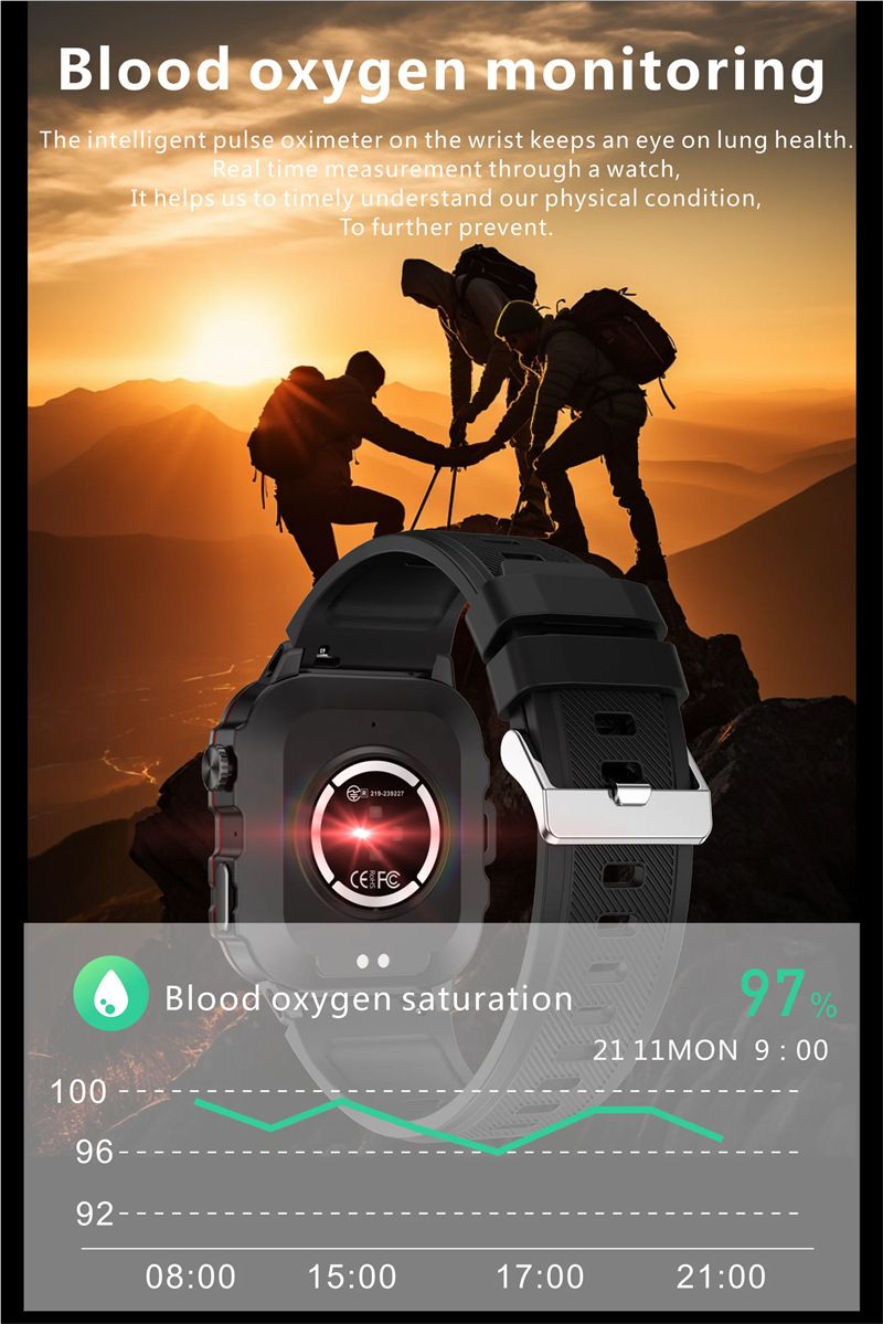 Orologio sportivo da corsa Qx11 Bluetooth intelligente con cardiofrequenzimetro e chiamata, Giappone_voghion.com