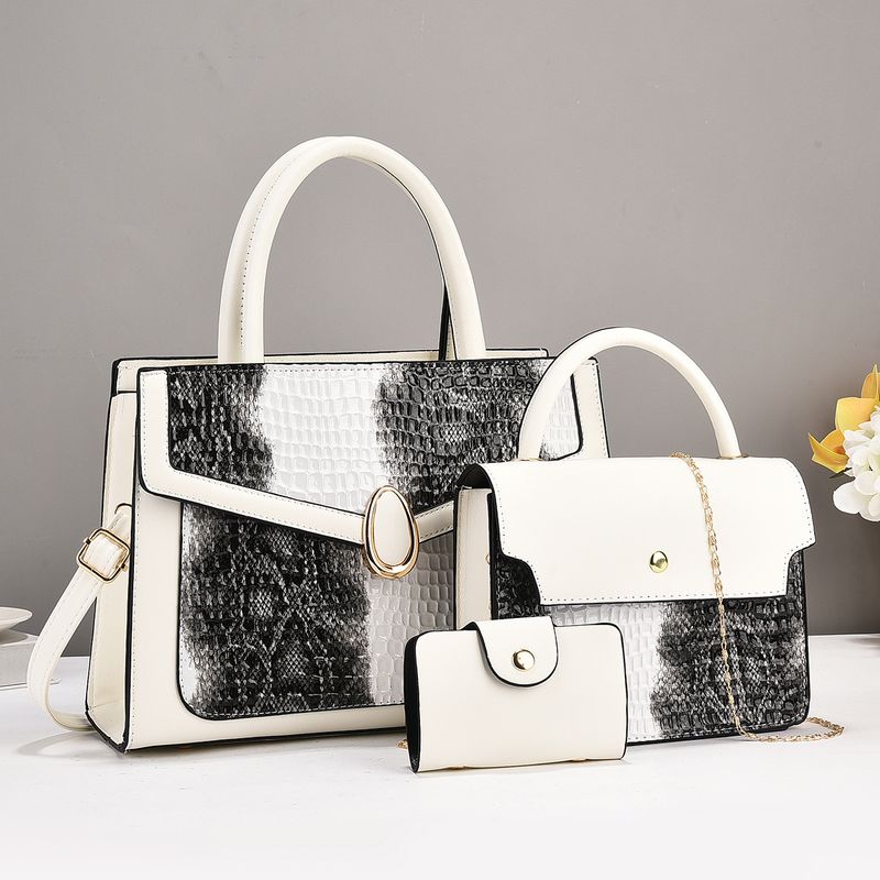 Mother's Day Gift Bag Women's Commuter Vintage Large Capacity Shoulder Bag Premium Multi-piece Set Tote_voghion.com