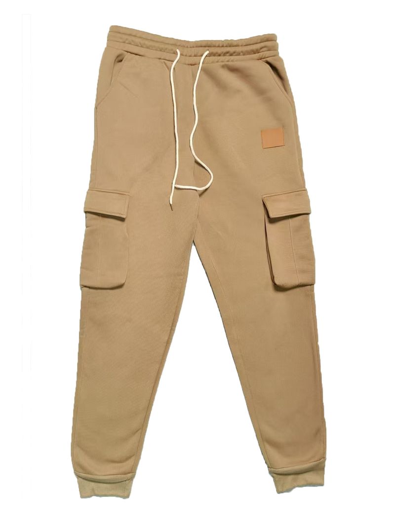 Men's Winter Fleece Jogger Pants With Multiple Pockets - Casual Workout Trousers For Outdoor & Streetwear (S-XXXL, 10 Colors)_voghion.com