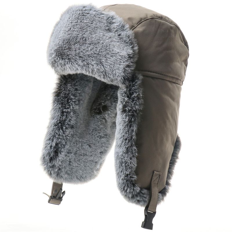 LazyZoom - Gorro de invierno grueso y cálido con protección auditiva, resistente al viento y al frío, ideal para ciclismo y nieve al aire libre._voghion.com