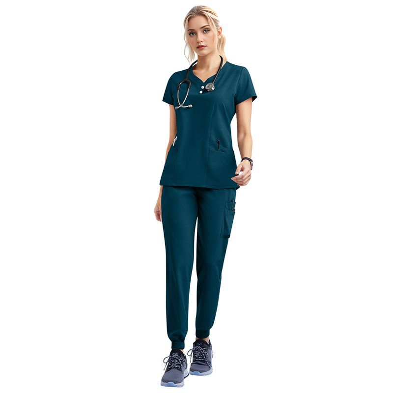 Prezzo all'ingrosso medico infermiere camici set uniformi mediche donne jogger set accessori ospedalieri sala operatoria abbigliamento da lavoro chirurgico_voghion.com
