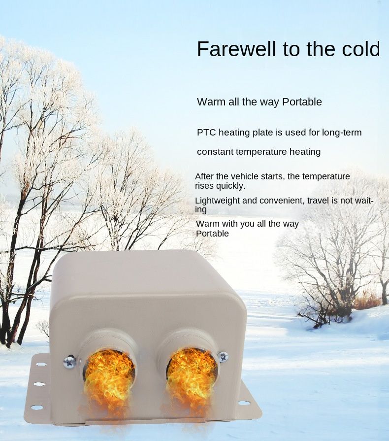 12 V Auto Demister Heater Windshield Window Defroster Electric Dryer For Truck RV Car Frost Remov_voghion.com