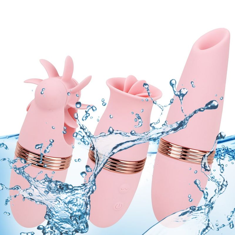 Lizanje jezika Sesanje Skakanje Jajca Sesanje Vibrator Klitoris Seks Igrače_voghion.com