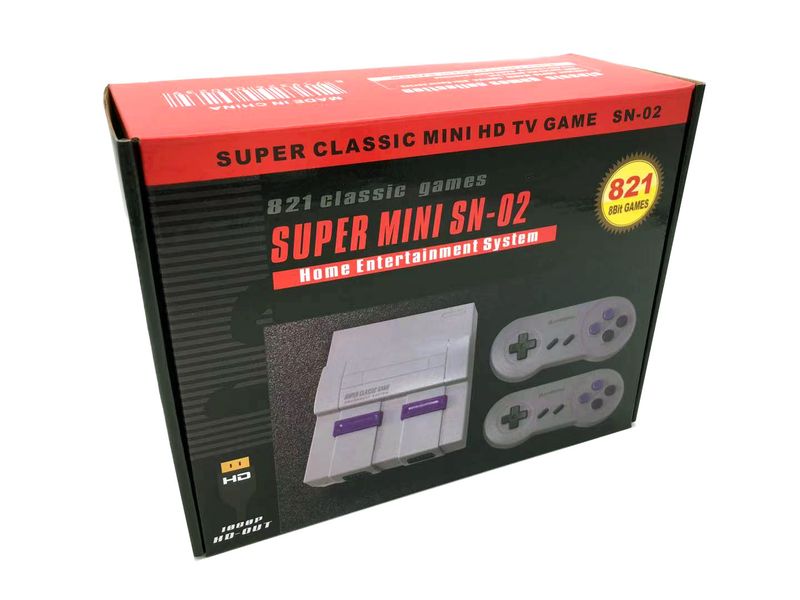 Mini-TV 8-Bit Eingebaute 821 Spiele Heimspielkonsole Nostalgisch_voghion.com