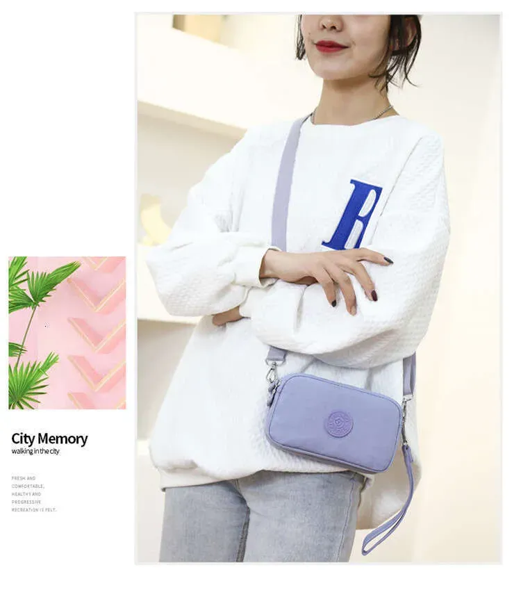 Telefono in tela per donna, mini borsa a tracolla, modello, portamonete da polso, borsa impermeabile portatile_voghion.com