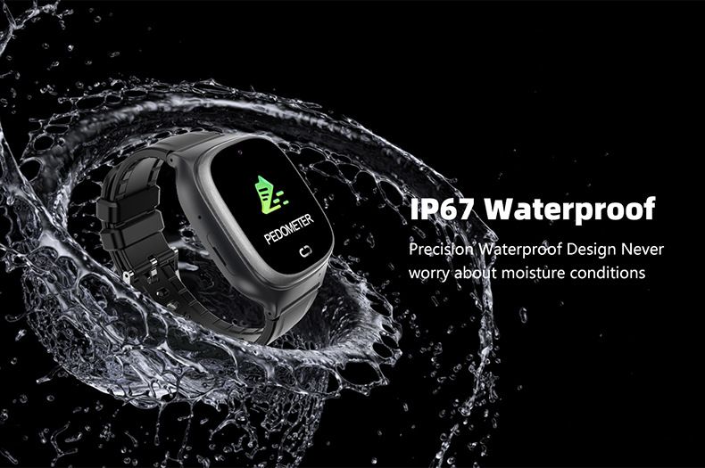Reloj inteligente para niños transfronterizo con posicionamiento SOS, reloj para teléfono móvil resistente al agua IP67, regalo TD45, reloj inteligente para niños_voghion.com