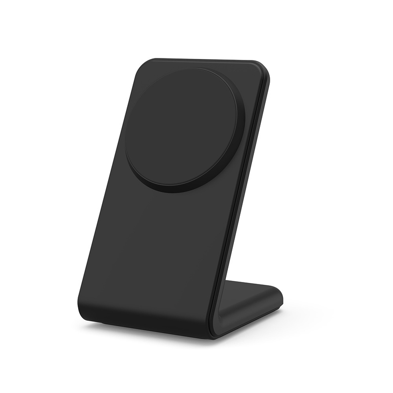 Suitable for mobile phone headset magnetic suction wireless charger 2 in 1 bracket desktop 15W fast wireless charger_voghion.com