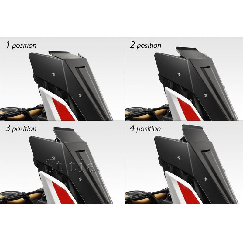 Für CRF1100L CRF 1100 L Afrika Twin Abenteuer Sport Motorrad Windschutzscheibe Windschutz Aluminium Wind Schild Deflectore_voghion.com