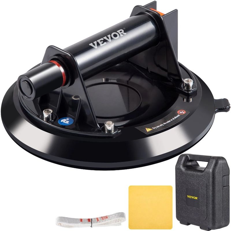 8'' Load Gla Cup Suction Heavy-Duty Vacuum Glass Handle Lifter Hand-Held With 220lbs Suction Glass Cup Plastic Capacity Vacuum_voghion.com