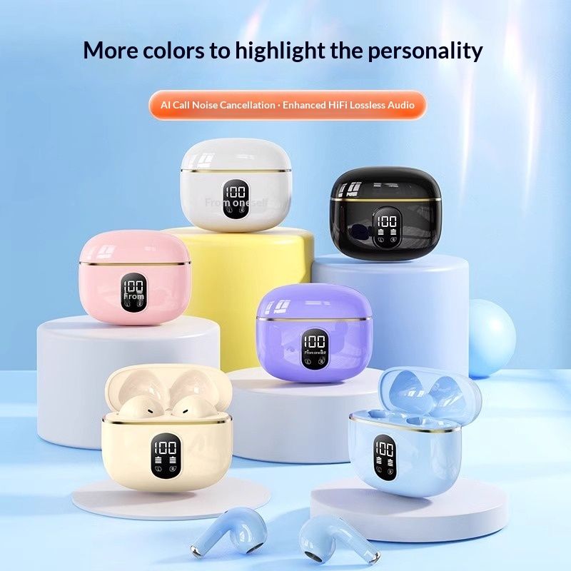 NeoGear Bluetooth Earphones 2025 New Smart Wireless Noise Cancelling High-Quality In-Ear Display Long Battery Life Universal_voghion.com