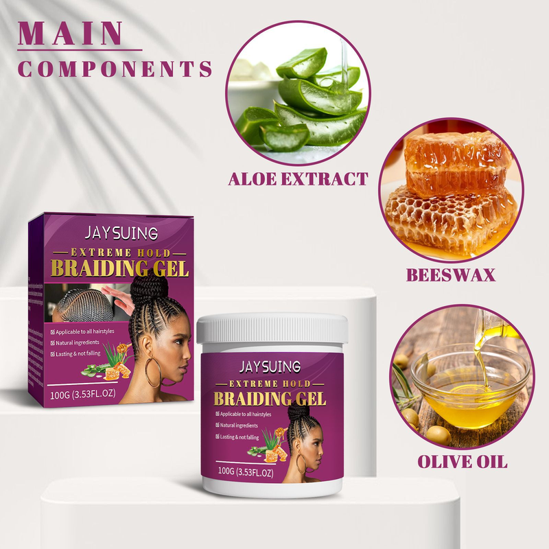 Gel Jaysuing Shaping for Repairing Damage, Reducing Loss, Smoothing, Moisturizing, and Shining Hair Wax_voghion.com