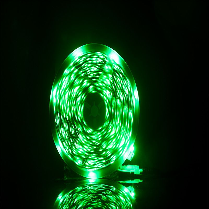 Bande LED RVB 18 LED/mètre – Application Bluetooth intelligente et télécommande, découpe possible, SMD 5050 pour décoration intérieure, rétroéclairage TV, éclairage de fête_voghion.com