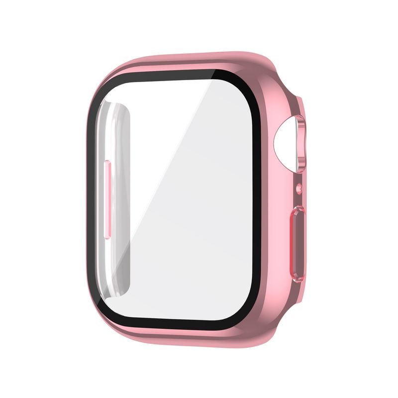 Applicable to iPhone watch7 generation watch case iwatch7 PC + tempered watch case_voghion.com