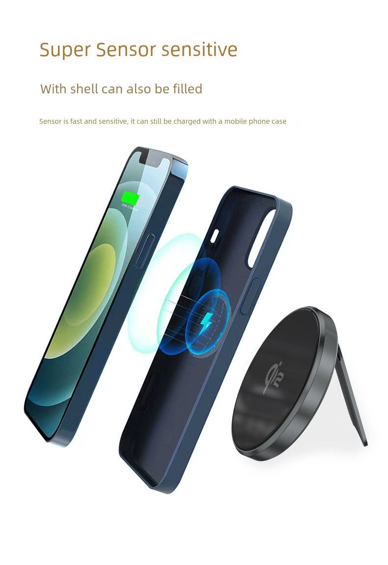Qi2mpp Certified 15W Strong Magnetic Wireless Charger Bracket For Iphone 13/14/15 Fast Charging_voghion.com